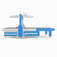 Machine de découpe automatique à couteau oscillant avec composants de moteur PLC, contrôle informatique, logiciel Ruida, 380V/220V, 11KW, max 50mm