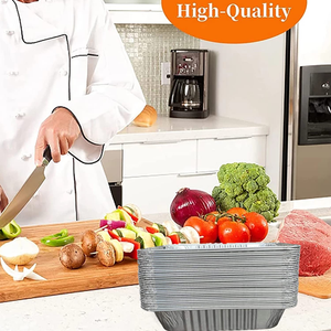3200ml Eco-Friendly Disposable Aluminum <b>Foil</b> Rectangle Lids Food Grade <b>Container</b> with Durable Seal - Product Image 5