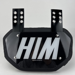 Protectores de Espalda para Fútbol Americano Personalizados para Jóvenes y Adultos, Almohadillas Protectoras de Espalda Baja de Alta Resistencia a Impactos, con Solapas Negras - Product Image 4