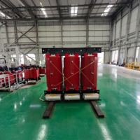 Transformateur de puissance sec à bobine ronde triphasé 3-enroulements SCB14 10 KV / 10,5 KV 400 V jusqu'à 2500 KVA 50 Hz en résine époxy