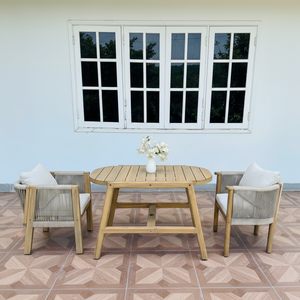 ชุดเก้าอี้โต๊ะรูปไข่ - Product Image 1