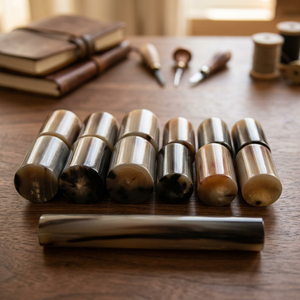 Hornillos de Cuerno de Buey Naturales Cilíndricos para Fabricación de Cuchillos Artesanales y Proyectos de Manualidades - Directo del Distribuidor - Product Image 1