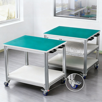 Table de travail à roulettes en profilé aluminium Weizhi, fabricant professionnel