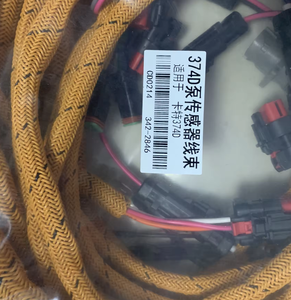 342-2846 3422846 câble de faisceau de câblage de châssis externe complet 374DL pièces de rechange de pièces d'excavatrice - Product Image 1