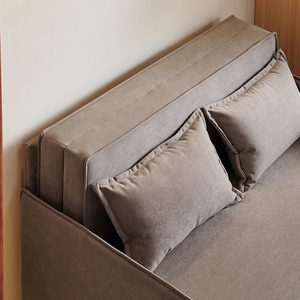 Vintage Folding Sofa <strong>Bed</strong> Dual-Use 3-Seater Small Apartments Modern <strong>Pull</strong>-<strong>Out</strong> Extendable Storage Living Room Bedroom - Product Image 4