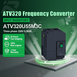 Nuevo convertidor de frecuencia original ATV320U55M3C, serie ATV320, trifásico, 220V, 5.5KW, compacto. - Product Image 1