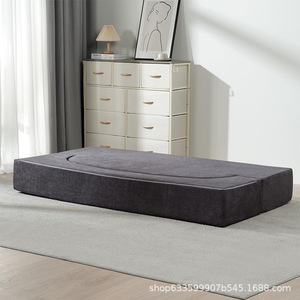 Customized Semicircular Sofa <b>Bed</b> <b>Sponge</b> Convertible Foldable Multifunctional Nordic Style Living Room Bedroom Furniture - Product Image 5