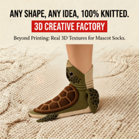 Calcetines 3D de Tortuga Marina para Regalo de Vacaciones en la Playa de una Isla Tropical, Unisex, para Niños y Adultos, Venta al por Mayor, Fábrica de Juguetes de Peluche Tejidos Personalizados
