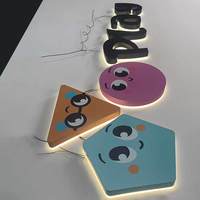 Lettres lumineuses rétroéclairées en acier inoxydable résistant aux intempéries IP65, enseigne LED personnalisée pour la publicité extérieure de restaurant de steaks