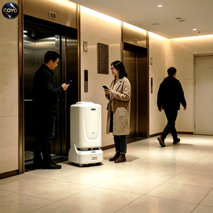 <span class=keywords><strong>Robot</strong></span> de livraison léger FlashBot Lite |   Support en aluminium aéronautique pour <span class=keywords><strong>robot</strong></span> de livraison de colis à faible bruit pour bureaux et appartements - Product Image 4
