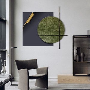 Arte Mural Metálico Abstracto Texturizado en 3D, Decoración Moderna de Lujo para el Hogar, Estilo Wabi Sabi, Pintura Decorativa para Sala de Estar JZ-278 - Product Image 6
