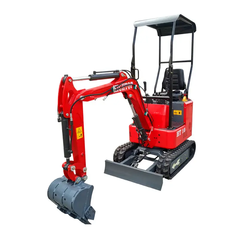 CE証明書1トンHydraulic Crawler Escavator 0.025 cbm Machines Mini Excavator Digger