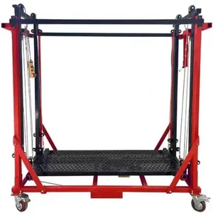 Electric Scaffolding 200-500KG Electric Scaffold Lift 110V Mobile Electric Lifting Scaffold