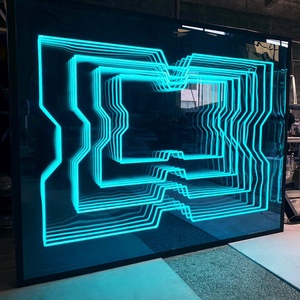 กระจก LED แบบกำหนดเอง3D ไฟอนันต์สำหรับบาร์บ้านและพื้นที่แสดงทางธุรกิจ - Product Image 6