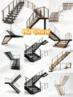Escalier en spirale en acier noir thermolaqué, escalier rond préfabriqué pour l'extérieur, pour toit de villa et jardin, vente en gros
