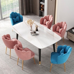 <span class=keywords><strong>Fauteuil</strong></span> Moderne en Velours en Forme de Fleur, Chaise de Loisirs <span class=keywords><strong>Confortable</strong></span> pour Hôtel, Salon, Salle à Manger, Villa, Chambre ou Utilisation Extérieure Protégée - Product Image 5