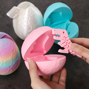 Ensemble d'œufs de <span class=keywords><strong>dinosaure</strong></span> à faire éclore imprimés en 3D, mignon, en PLA, ornement de Pâques, jouet pour enfants célèbre sur Internet, cadeau créatif de festival pour bureau - Product Image 6