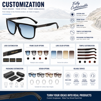 Lunettes de soleil photochromiques, protection UV400, monture en PC, brillantes, classiques, carrées, légères, pour un usage quotidien, la conduite, les voyages
