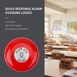 กระดิ่งเตือนไฟไหม้พร้อม<span class=keywords><strong>24VDC</strong></span> พลาสติกฐานขนาด6นิ้ว - Product Image 1