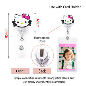 AMZ ที่ขายดีที่สุดในญี่ปุ่นอะนิเมะ Hello Cat PVC ป้ายหดได้คลิปท็อปเปอร์สำหรับโปรโมชั่นของขวัญโรงเรียน - Product Image 3