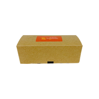 Boîte en carton ondulé écologique avec logo personnalisable, emballage en papier kraft réutilisable avec doublure en éponge