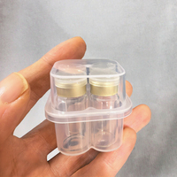 Boîte de rangement en plastique LDPE stérile de 3 ml, 4 pièces, en matériaux recyclés, couleur personnalisée, impression sérigraphique pour boîte - Vente en gros