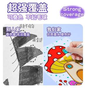 80 لون كابيبارا أكريليك طالب مدرسة فنون ذاتية الصنع وأدوات مكتبية علامات رسم إبداعية - Product Image 5