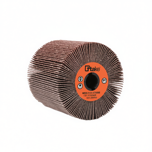 Disque abrasif à lamelles en tissu corindon 100x100 mm avec trou de fixation AB7010 - Product Image 2