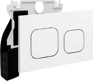 Botón de descarga de plástico ABS de doble flujo, repuesto compatible con cisternas ocultas Geberit - Product Image 1