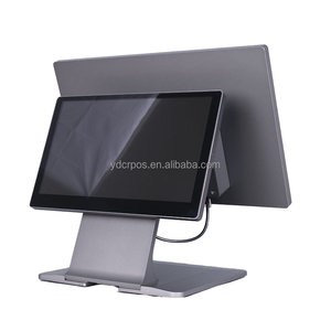 Bán buôn 15.6 inch Màn hình kép hợp kim nhôm trường hợp kim loại màn hình cảm ứng tất cả trong một máy <span class=keywords><strong>POS</strong></span> Tiền mặt đăng ký <span class=keywords><strong>POS</strong></span> hệ thống - Product Image 3