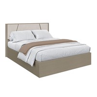 Meubles de chambre de luxe, ensemble de chambre haut de gamme, lit en bois massif pour appartement scolaire
