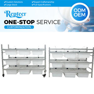 Système d'abreuvement moderne pour petits <span class=keywords><strong>animaux</strong></span> et rongeurs, seau galvanisé et plateau en plastique, idéal pour l'élevage – Vente chaude - Product Image 4