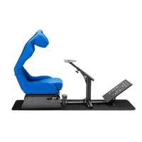 Siège de simulateur de course professionnel haute performance réglable pour machine de jeu de conduite automobile compatible Logitech G29 P4 1 Dof