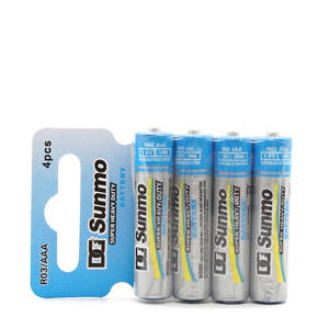 Vente directe d'usine <span class=keywords><strong>Pile</strong></span> de zinc de carbone 1.5V PVC métal OEM Service carte blister cellule sèche UM3 R6P paquet de Support de batterie AA - Product Image 5