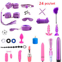 Ensemble Amusant de Combinaison SM Express Amazon, 34 Pièces, Formation et Utilisation, Jouets Sexuels Alternatifs, SM Bondage pour Couples