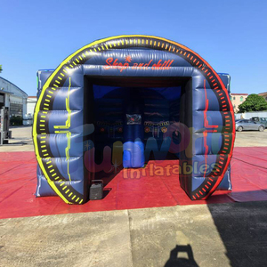 Outdoor commercial carnival party interactive IPS challenge sports arena <b>inflatable</b> tag the light games for kids - Product Image 5
