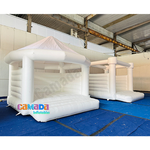 Castillo Inflable Blanco <span class=keywords><strong>de</strong></span> PVC Personalizado para Bodas, Niños y Adultos, para Fiestas y Eventos - Product Image 4