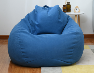 حقيبة فول داخلية عصرية ، أريكة أرضية قابلة للتعديل بمظهر عتيق ، أثاث غرفة معيشة من قماش المفروشات - Product Image 1