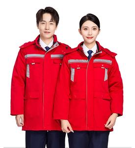 Ropa de Paideng, abrigos de algodón personalizados para trabajo de invierno, trajes de construcción, ingenierí<span class=keywords><strong>a</strong></span>, seguro laboral, ropa de trabajo personalizada - Product Image 2