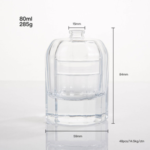 Fragancia 2026 de Lujo, Botella de Perfume Transparente de 50ml/100ml con Ventana y Etiqueta, Cilindro Tallado, Pulverizador y Tapa de <span class=keywords><strong>Zamak</strong></span> - Product Image 3