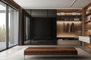 Customizable Modern Villa Bedroom <b>Wardrobe</b> Eco-Friendly Space-Saving Large Capacity Modular Storage Cabinets for Clothing - Product Image 2