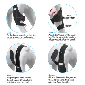 Attelle pour chien jambe réglable soutien du genou pour chien blessure soutien de la jambe luxation rotule soulager les douleurs articulaires Muscle chien <span class=keywords><strong>genouillère</strong></span> - Product Image 3