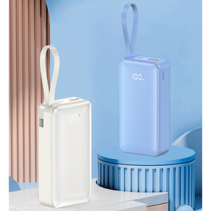 Nuevo Banco de Energía de 10000mAh con Pantalla Digital, Cables Integrados y Carga Rápida de 20W, Banco de Energía Portátil con PD QC de 22.5W - Product Image 4