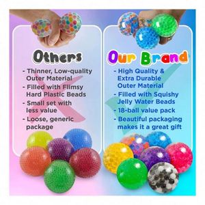 Best Selling Adult Anti-Anxiety <b>Squeeze</b> Toy Eco-friendly TPR Material High Quality Promotional Baseball Squishy <b>Ball</b> Stress - Product Image 4