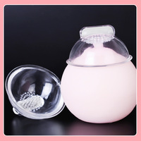 Transparenter Nippelvibrator, Brust- und Klitoris-Massage-Set, starke Stimulation, Brustmassagegerät