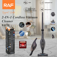 Aspirateur rechargeable RAF R.8750, 120W, réservoir de poussière de 0,6L, aspiration de 7000Pa, aspirateur à main pliable pour la maison, le clavier, la moquette