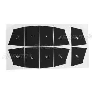 Autocollants de réparation pour boutons de volant de voiture, pour Porsche Cayenne 2003 2004 2005 2006, autocollants d'intérieur automobile - Product Image 2