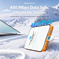 Kabel Pengisian Cepat USB C ke USB C PD 100W dengan Layar Digital Silikon dan Sinkronisasi Data
