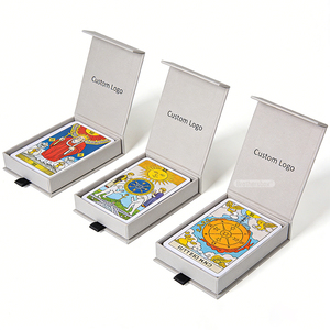 <span class=keywords><strong>Jeu</strong></span> de tarot classique imprimé sur mesure, impression de jeux de société personnalisés, artisanat de divination spirituelle, cartes de tarot pour adultes - Product Image 2