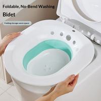 Baignoire pliable pour femme, bidet de toilette, siège de toilette post-partum, irrigateur de hanche autonettoyant, baignoire pour trempage du périnée, hémorroïdes